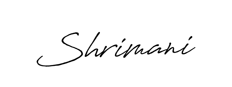 Also You can easily find your signature by using the search form. We will create Shrimani name handwritten signature images for you free of cost using Antro_Vectra_Bolder sign style. Shrimani signature style 7 images and pictures png