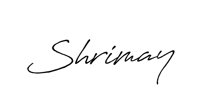Make a beautiful signature design for name Shrimay. With this signature (Antro_Vectra_Bolder) style, you can create a handwritten signature for free. Shrimay signature style 7 images and pictures png