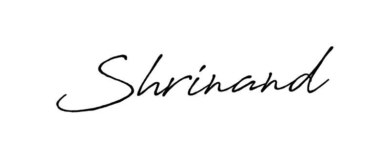 if you are searching for the best signature style for your name Shrinand. so please give up your signature search. here we have designed multiple signature styles  using Antro_Vectra_Bolder. Shrinand signature style 7 images and pictures png