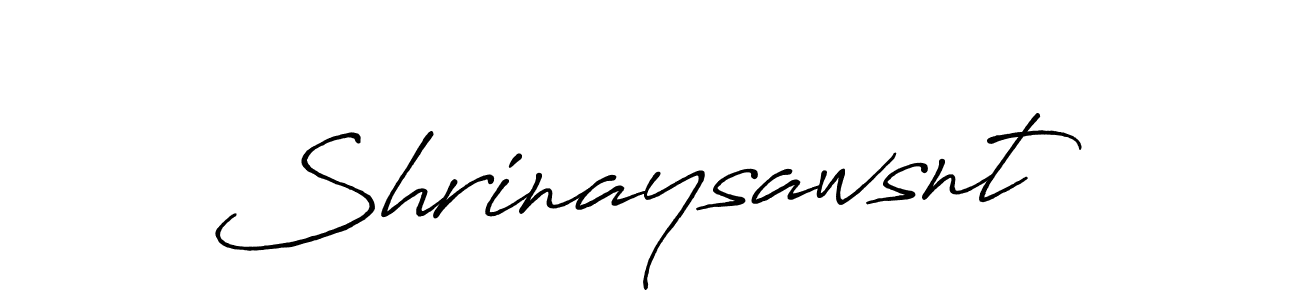 Create a beautiful signature design for name Shrinaysawsnt. With this signature (Antro_Vectra_Bolder) fonts, you can make a handwritten signature for free. Shrinaysawsnt signature style 7 images and pictures png