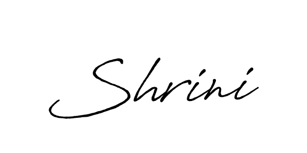 Make a beautiful signature design for name Shrini. With this signature (Antro_Vectra_Bolder) style, you can create a handwritten signature for free. Shrini signature style 7 images and pictures png