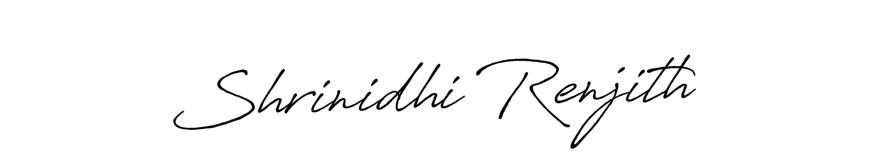 Use a signature maker to create a handwritten signature online. With this signature software, you can design (Antro_Vectra_Bolder) your own signature for name Shrinidhi Renjith. Shrinidhi Renjith signature style 7 images and pictures png