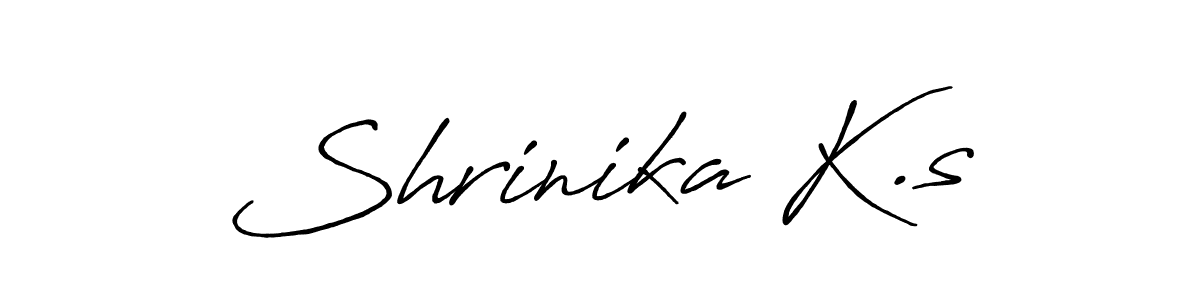 This is the best signature style for the Shrinika K.s name. Also you like these signature font (Antro_Vectra_Bolder). Mix name signature. Shrinika K.s signature style 7 images and pictures png