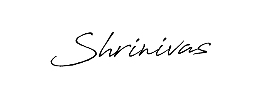 Make a beautiful signature design for name Shrinivas. With this signature (Antro_Vectra_Bolder) style, you can create a handwritten signature for free. Shrinivas signature style 7 images and pictures png