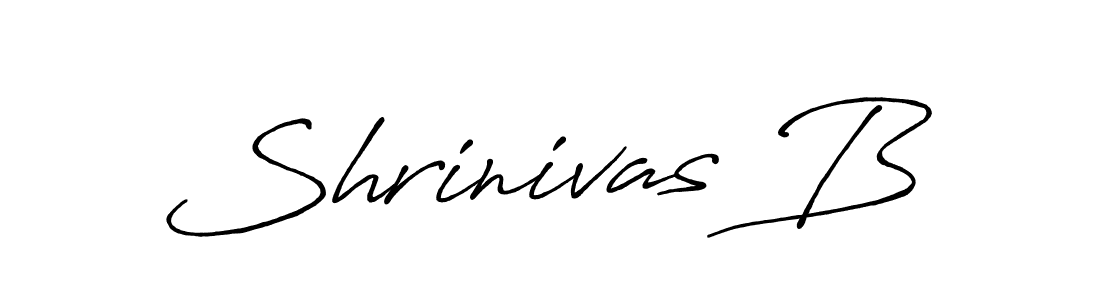 Antro_Vectra_Bolder is a professional signature style that is perfect for those who want to add a touch of class to their signature. It is also a great choice for those who want to make their signature more unique. Get Shrinivas B name to fancy signature for free. Shrinivas B signature style 7 images and pictures png