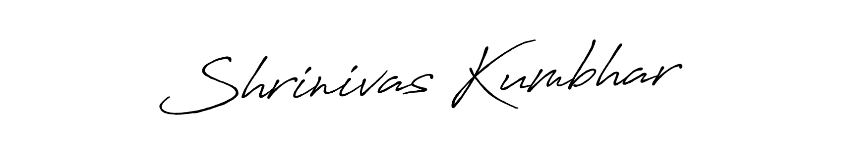 Also we have Shrinivas Kumbhar name is the best signature style. Create professional handwritten signature collection using Antro_Vectra_Bolder autograph style. Shrinivas Kumbhar signature style 7 images and pictures png