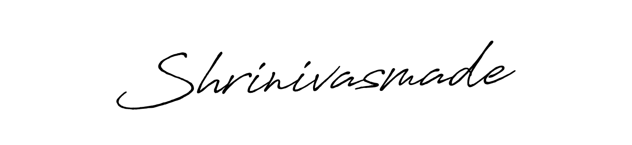 Also we have Shrinivasmade name is the best signature style. Create professional handwritten signature collection using Antro_Vectra_Bolder autograph style. Shrinivasmade signature style 7 images and pictures png