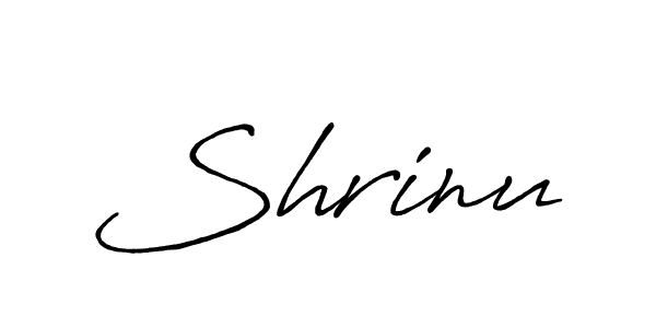 Shrinu stylish signature style. Best Handwritten Sign (Antro_Vectra_Bolder) for my name. Handwritten Signature Collection Ideas for my name Shrinu. Shrinu signature style 7 images and pictures png