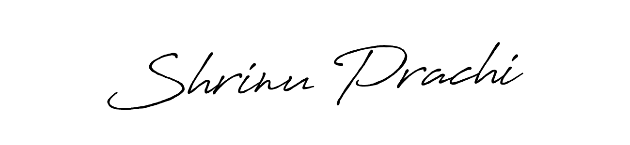 Also You can easily find your signature by using the search form. We will create Shrinu Prachi name handwritten signature images for you free of cost using Antro_Vectra_Bolder sign style. Shrinu Prachi signature style 7 images and pictures png