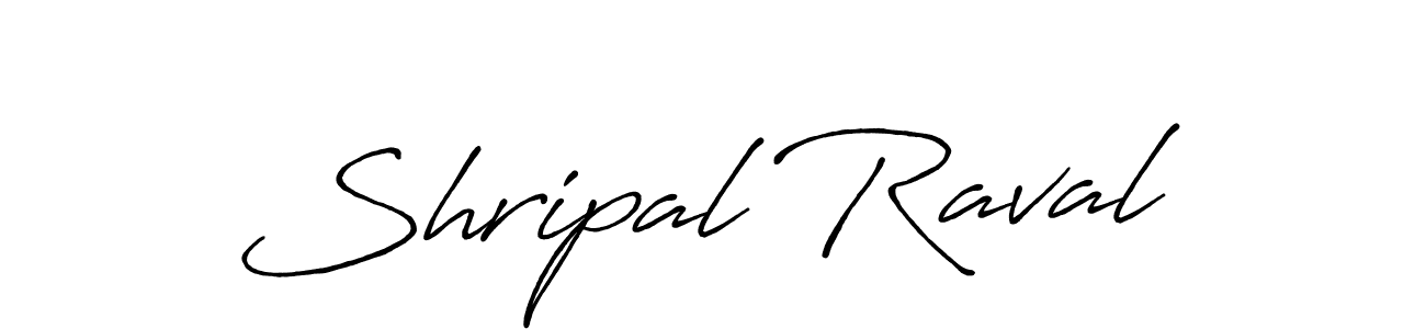 Similarly Antro_Vectra_Bolder is the best handwritten signature design. Signature creator online .You can use it as an online autograph creator for name Shripal Raval. Shripal Raval signature style 7 images and pictures png