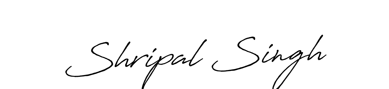 The best way (Antro_Vectra_Bolder) to make a short signature is to pick only two or three words in your name. The name Shripal Singh include a total of six letters. For converting this name. Shripal Singh signature style 7 images and pictures png