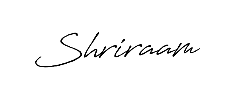 Also we have Shriraam name is the best signature style. Create professional handwritten signature collection using Antro_Vectra_Bolder autograph style. Shriraam signature style 7 images and pictures png