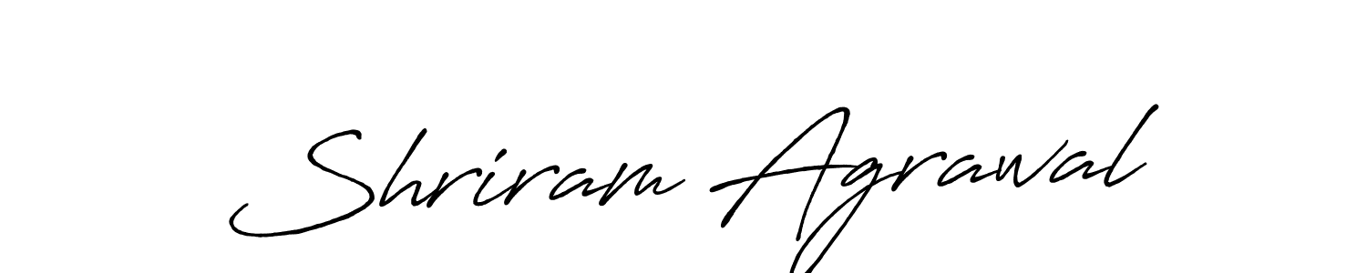 It looks lik you need a new signature style for name Shriram Agrawal. Design unique handwritten (Antro_Vectra_Bolder) signature with our free signature maker in just a few clicks. Shriram Agrawal signature style 7 images and pictures png