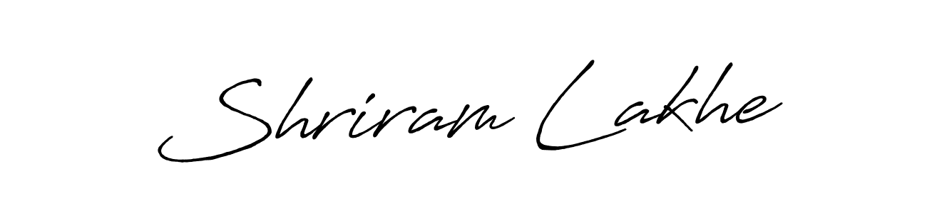 Make a beautiful signature design for name Shriram Lakhe. Use this online signature maker to create a handwritten signature for free. Shriram Lakhe signature style 7 images and pictures png