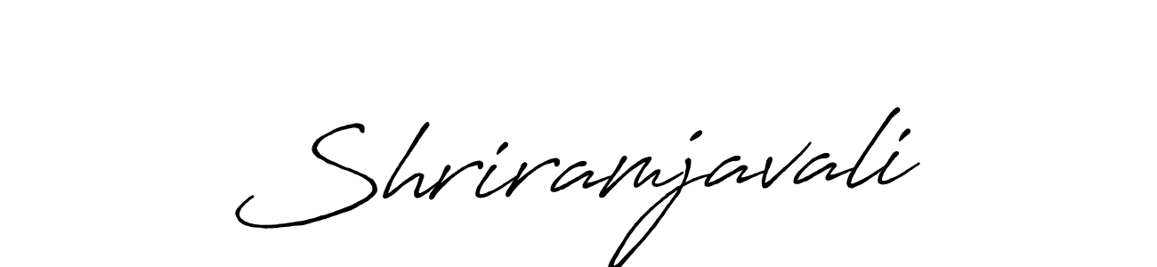 Shriramjavali stylish signature style. Best Handwritten Sign (Antro_Vectra_Bolder) for my name. Handwritten Signature Collection Ideas for my name Shriramjavali. Shriramjavali signature style 7 images and pictures png