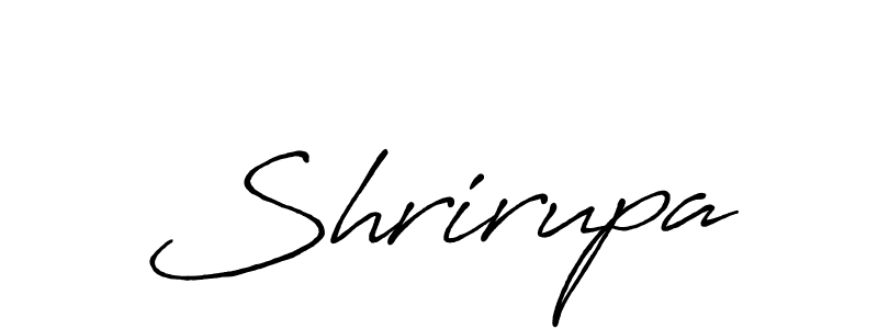 The best way (Antro_Vectra_Bolder) to make a short signature is to pick only two or three words in your name. The name Shrirupa include a total of six letters. For converting this name. Shrirupa signature style 7 images and pictures png