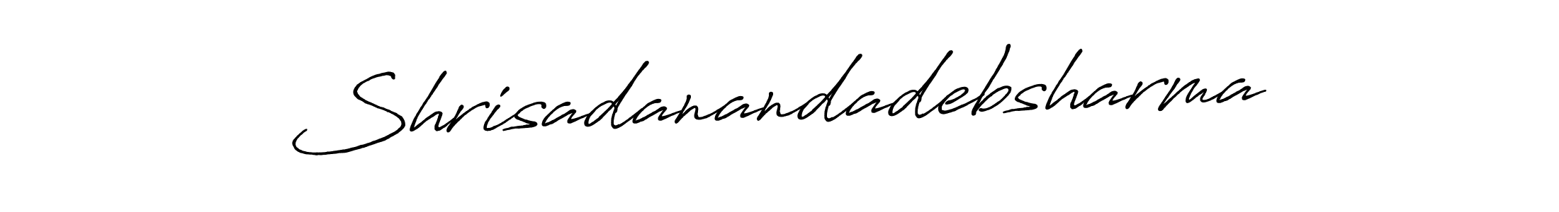 Also we have Shrisadanandadebsharma name is the best signature style. Create professional handwritten signature collection using Antro_Vectra_Bolder autograph style. Shrisadanandadebsharma signature style 7 images and pictures png