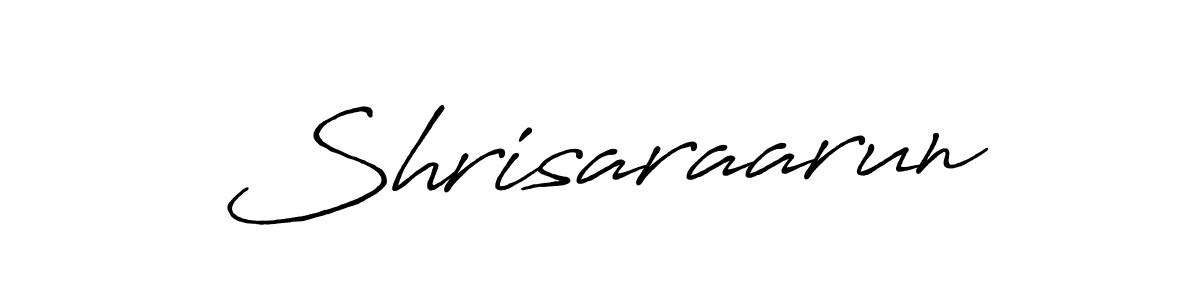 Design your own signature with our free online signature maker. With this signature software, you can create a handwritten (Antro_Vectra_Bolder) signature for name Shrisaraarun. Shrisaraarun signature style 7 images and pictures png