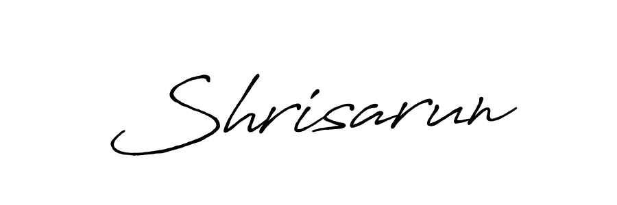 Shrisarun stylish signature style. Best Handwritten Sign (Antro_Vectra_Bolder) for my name. Handwritten Signature Collection Ideas for my name Shrisarun. Shrisarun signature style 7 images and pictures png