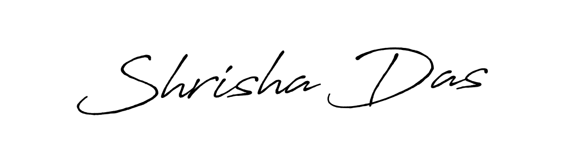 Shrisha Das stylish signature style. Best Handwritten Sign (Antro_Vectra_Bolder) for my name. Handwritten Signature Collection Ideas for my name Shrisha Das. Shrisha Das signature style 7 images and pictures png
