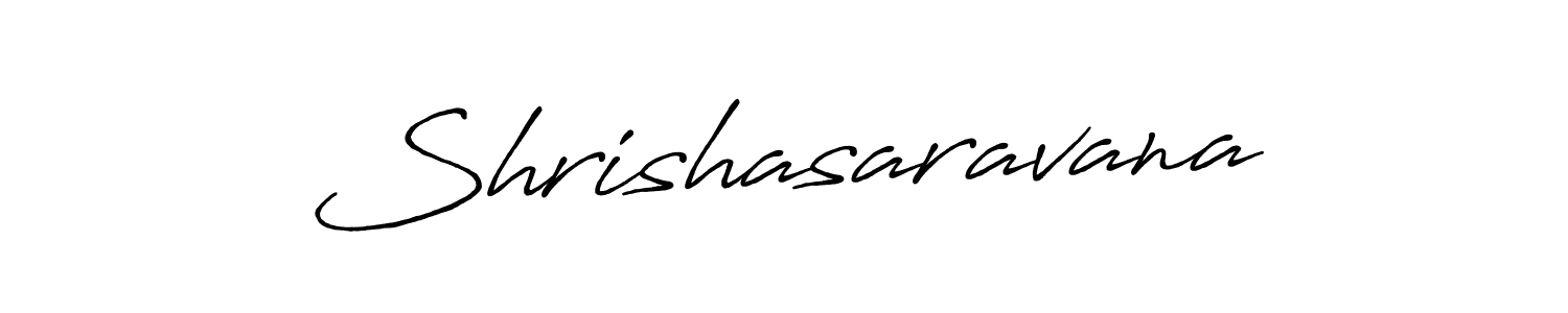 Make a beautiful signature design for name Shrishasaravana. Use this online signature maker to create a handwritten signature for free. Shrishasaravana signature style 7 images and pictures png