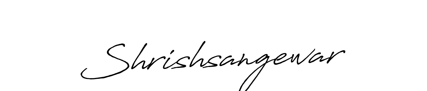 Shrishsangewar stylish signature style. Best Handwritten Sign (Antro_Vectra_Bolder) for my name. Handwritten Signature Collection Ideas for my name Shrishsangewar. Shrishsangewar signature style 7 images and pictures png