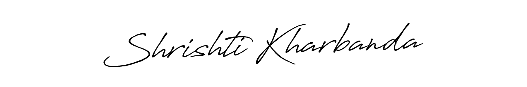Use a signature maker to create a handwritten signature online. With this signature software, you can design (Antro_Vectra_Bolder) your own signature for name Shrishti Kharbanda. Shrishti Kharbanda signature style 7 images and pictures png