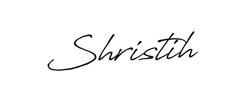 You should practise on your own different ways (Antro_Vectra_Bolder) to write your name (Shristih) in signature. don't let someone else do it for you. Shristih signature style 7 images and pictures png