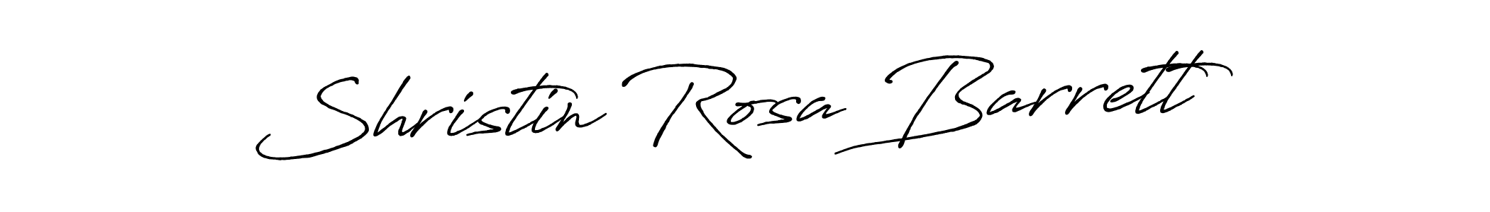 You should practise on your own different ways (Antro_Vectra_Bolder) to write your name (Shristin Rosa Barrett) in signature. don't let someone else do it for you. Shristin Rosa Barrett signature style 7 images and pictures png