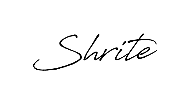 How to make Shrite signature? Antro_Vectra_Bolder is a professional autograph style. Create handwritten signature for Shrite name. Shrite signature style 7 images and pictures png