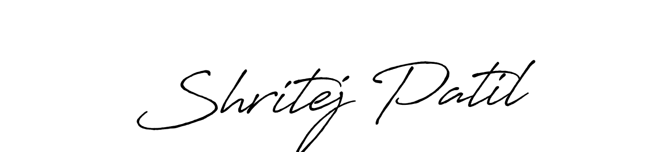 if you are searching for the best signature style for your name Shritej Patil. so please give up your signature search. here we have designed multiple signature styles  using Antro_Vectra_Bolder. Shritej Patil signature style 7 images and pictures png