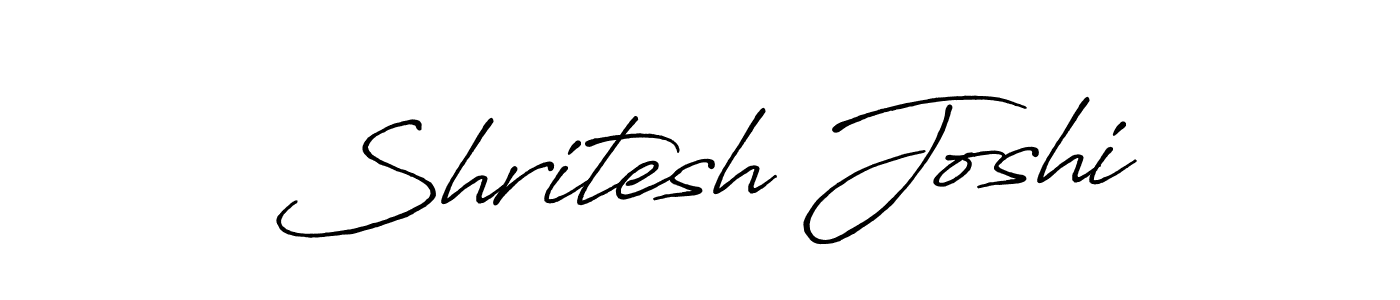 Similarly Antro_Vectra_Bolder is the best handwritten signature design. Signature creator online .You can use it as an online autograph creator for name Shritesh Joshi. Shritesh Joshi signature style 7 images and pictures png