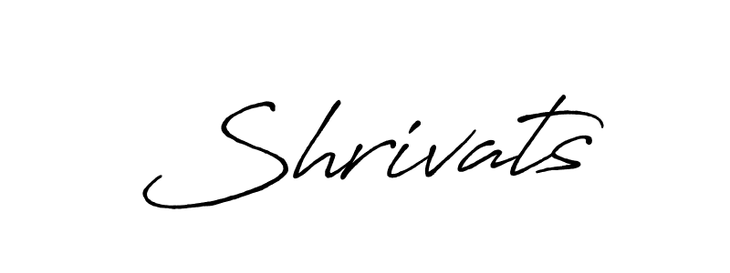 The best way (Antro_Vectra_Bolder) to make a short signature is to pick only two or three words in your name. The name Shrivats include a total of six letters. For converting this name. Shrivats signature style 7 images and pictures png
