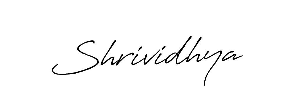 It looks lik you need a new signature style for name Shrividhya. Design unique handwritten (Antro_Vectra_Bolder) signature with our free signature maker in just a few clicks. Shrividhya signature style 7 images and pictures png