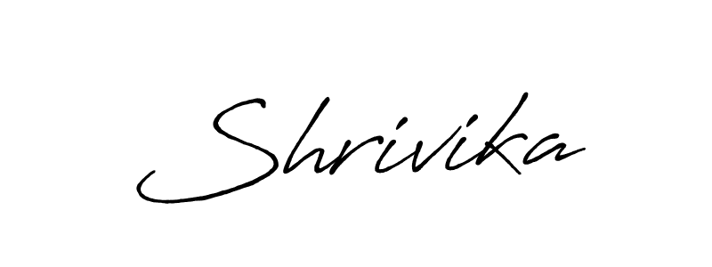 Make a beautiful signature design for name Shrivika. Use this online signature maker to create a handwritten signature for free. Shrivika signature style 7 images and pictures png