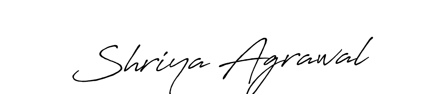Make a short Shriya Agrawal signature style. Manage your documents anywhere anytime using Antro_Vectra_Bolder. Create and add eSignatures, submit forms, share and send files easily. Shriya Agrawal signature style 7 images and pictures png