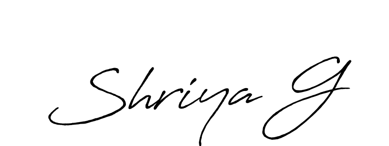 You can use this online signature creator to create a handwritten signature for the name Shriya G. This is the best online autograph maker. Shriya G signature style 7 images and pictures png