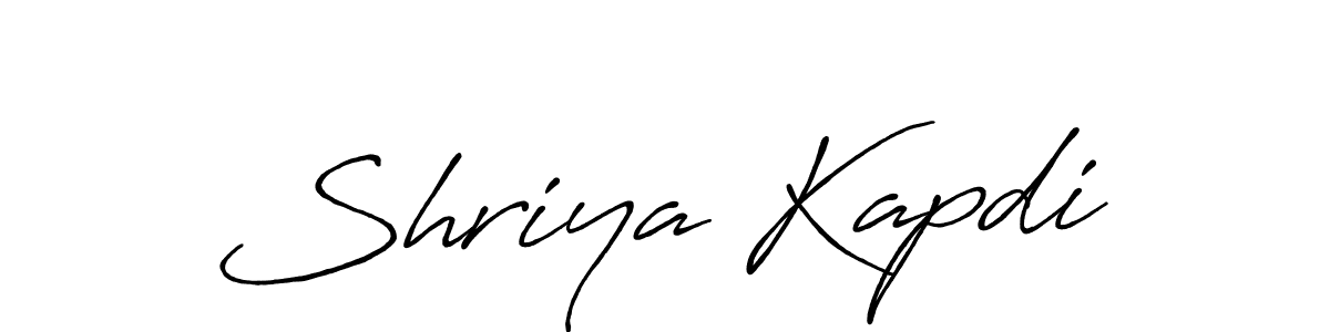 You can use this online signature creator to create a handwritten signature for the name Shriya Kapdi. This is the best online autograph maker. Shriya Kapdi signature style 7 images and pictures png