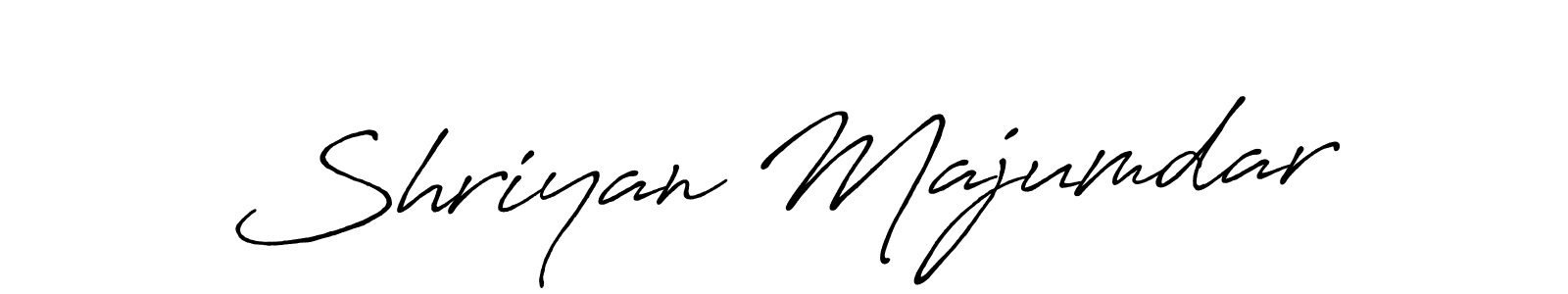 Antro_Vectra_Bolder is a professional signature style that is perfect for those who want to add a touch of class to their signature. It is also a great choice for those who want to make their signature more unique. Get Shriyan Majumdar name to fancy signature for free. Shriyan Majumdar signature style 7 images and pictures png