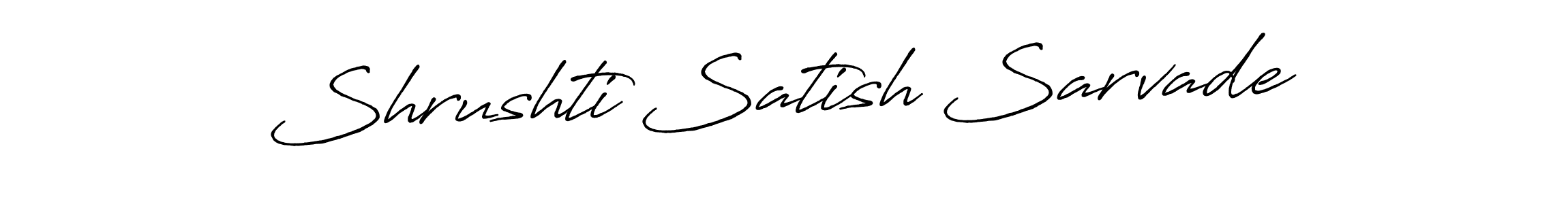 Similarly Antro_Vectra_Bolder is the best handwritten signature design. Signature creator online .You can use it as an online autograph creator for name Shrushti Satish Sarvade. Shrushti Satish Sarvade signature style 7 images and pictures png