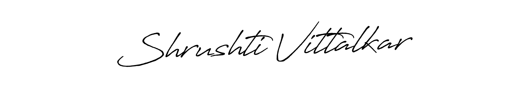 Also You can easily find your signature by using the search form. We will create Shrushti Vittalkar name handwritten signature images for you free of cost using Antro_Vectra_Bolder sign style. Shrushti Vittalkar signature style 7 images and pictures png
