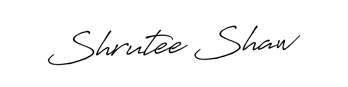 This is the best signature style for the Shrutee Shaw name. Also you like these signature font (Antro_Vectra_Bolder). Mix name signature. Shrutee Shaw signature style 7 images and pictures png