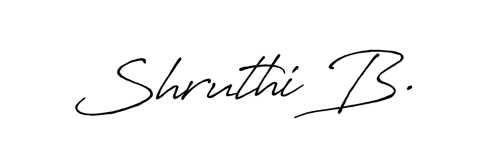 Here are the top 10 professional signature styles for the name Shruthi B.. These are the best autograph styles you can use for your name. Shruthi B. signature style 7 images and pictures png