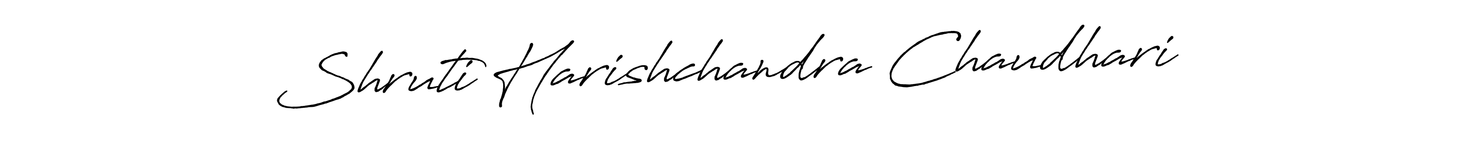 if you are searching for the best signature style for your name Shruti Harishchandra Chaudhari. so please give up your signature search. here we have designed multiple signature styles  using Antro_Vectra_Bolder. Shruti Harishchandra Chaudhari signature style 7 images and pictures png