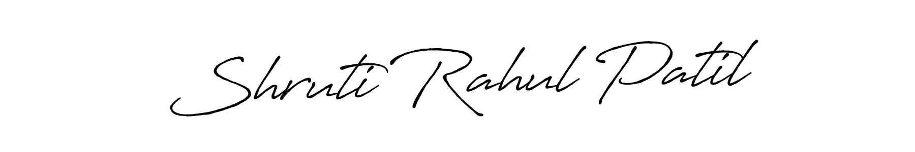 Make a short Shruti Rahul Patil signature style. Manage your documents anywhere anytime using Antro_Vectra_Bolder. Create and add eSignatures, submit forms, share and send files easily. Shruti Rahul Patil signature style 7 images and pictures png