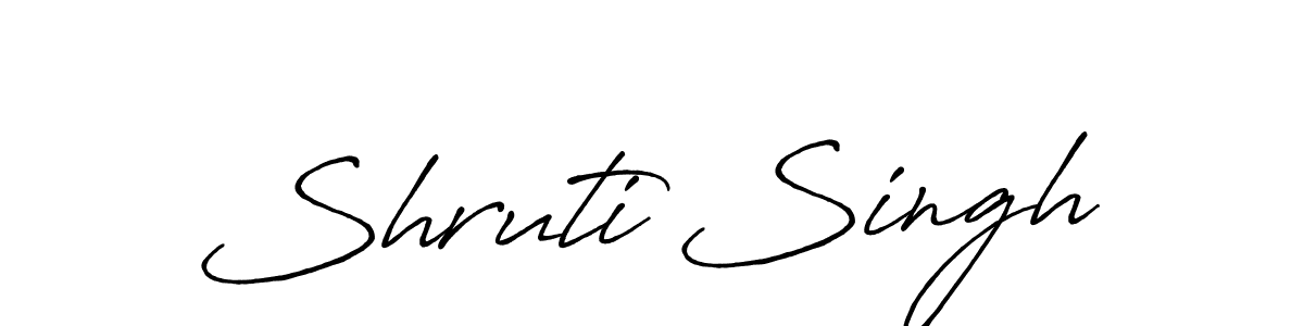 Use a signature maker to create a handwritten signature online. With this signature software, you can design (Antro_Vectra_Bolder) your own signature for name Shruti Singh. Shruti Singh signature style 7 images and pictures png