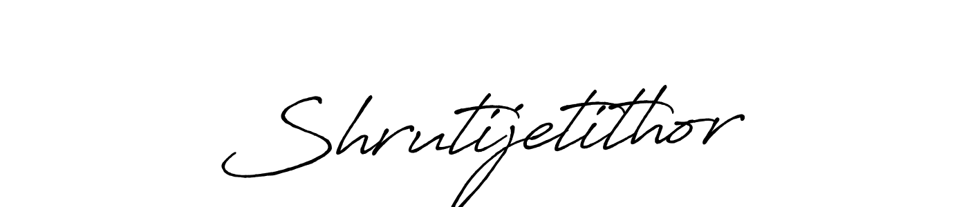 This is the best signature style for the Shrutijetithor name. Also you like these signature font (Antro_Vectra_Bolder). Mix name signature. Shrutijetithor signature style 7 images and pictures png