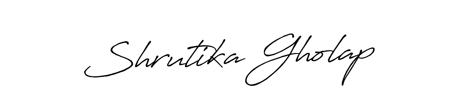 Once you've used our free online signature maker to create your best signature Antro_Vectra_Bolder style, it's time to enjoy all of the benefits that Shrutika Gholap name signing documents. Shrutika Gholap signature style 7 images and pictures png