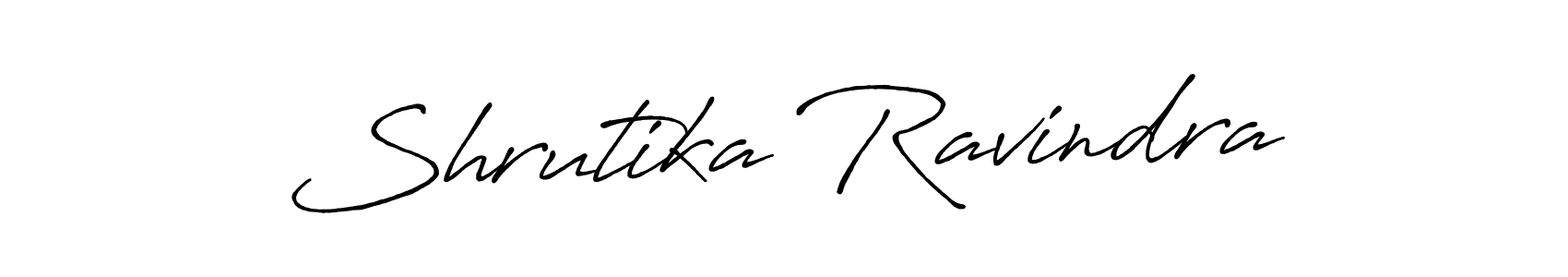 Design your own signature with our free online signature maker. With this signature software, you can create a handwritten (Antro_Vectra_Bolder) signature for name Shrutika Ravindra. Shrutika Ravindra signature style 7 images and pictures png