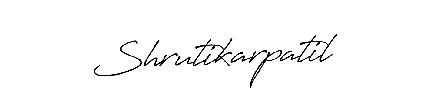 You should practise on your own different ways (Antro_Vectra_Bolder) to write your name (Shrutikarpatil) in signature. don't let someone else do it for you. Shrutikarpatil signature style 7 images and pictures png